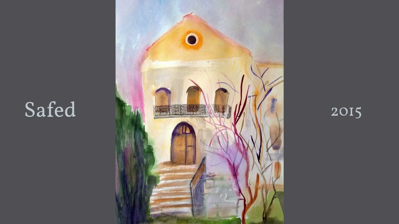 Urban landscapes in watercolors