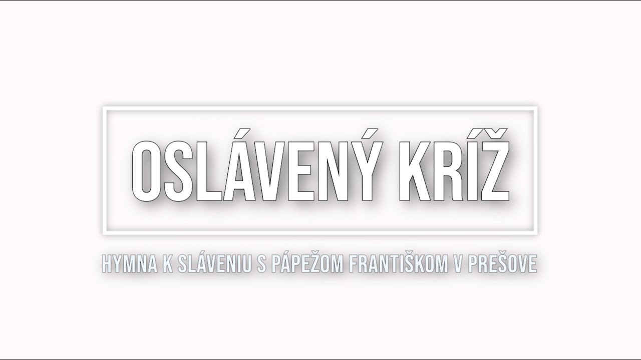 Peter Milenky & band - Osl&aacute;ven&yacute; kr&iacute;ž (Hymna k sl&aacute;veniu s p&aacute;pežom Franti&scaron;kom v Pre&scaron;ove) TEXT V POPISE