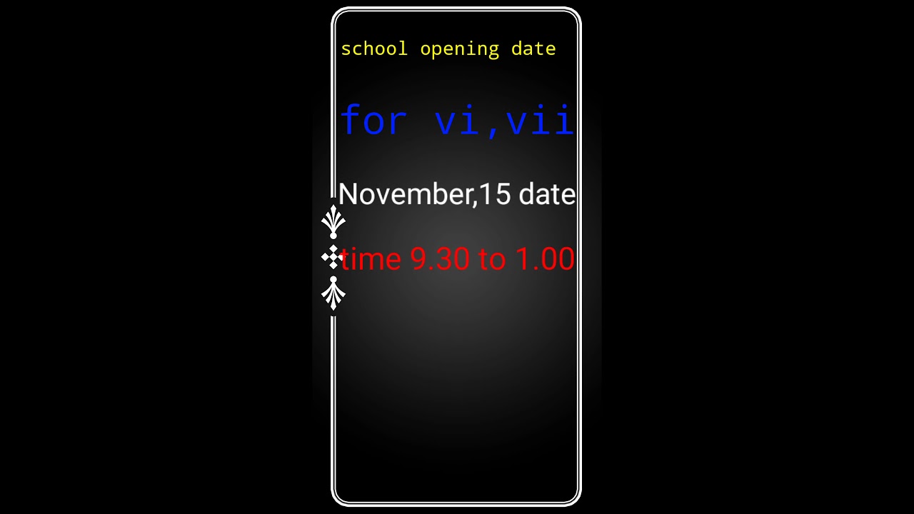 school opening date and time for vii vi in odisha