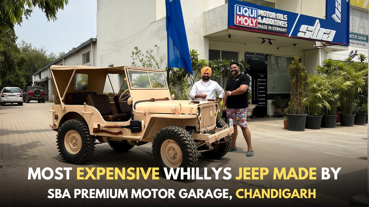 MOST EXPENSIVE | WHILLYS JEEP | MADE BY | SBA GARAGE, CHANDIGARH
