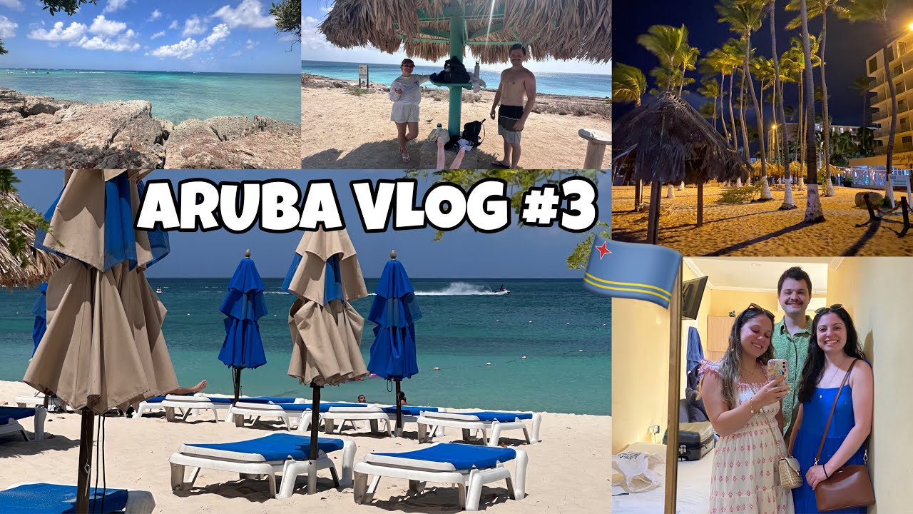 Aruba Vlog #3 - Eagle Beach, Malmok Beach and Baboo Shipwreck