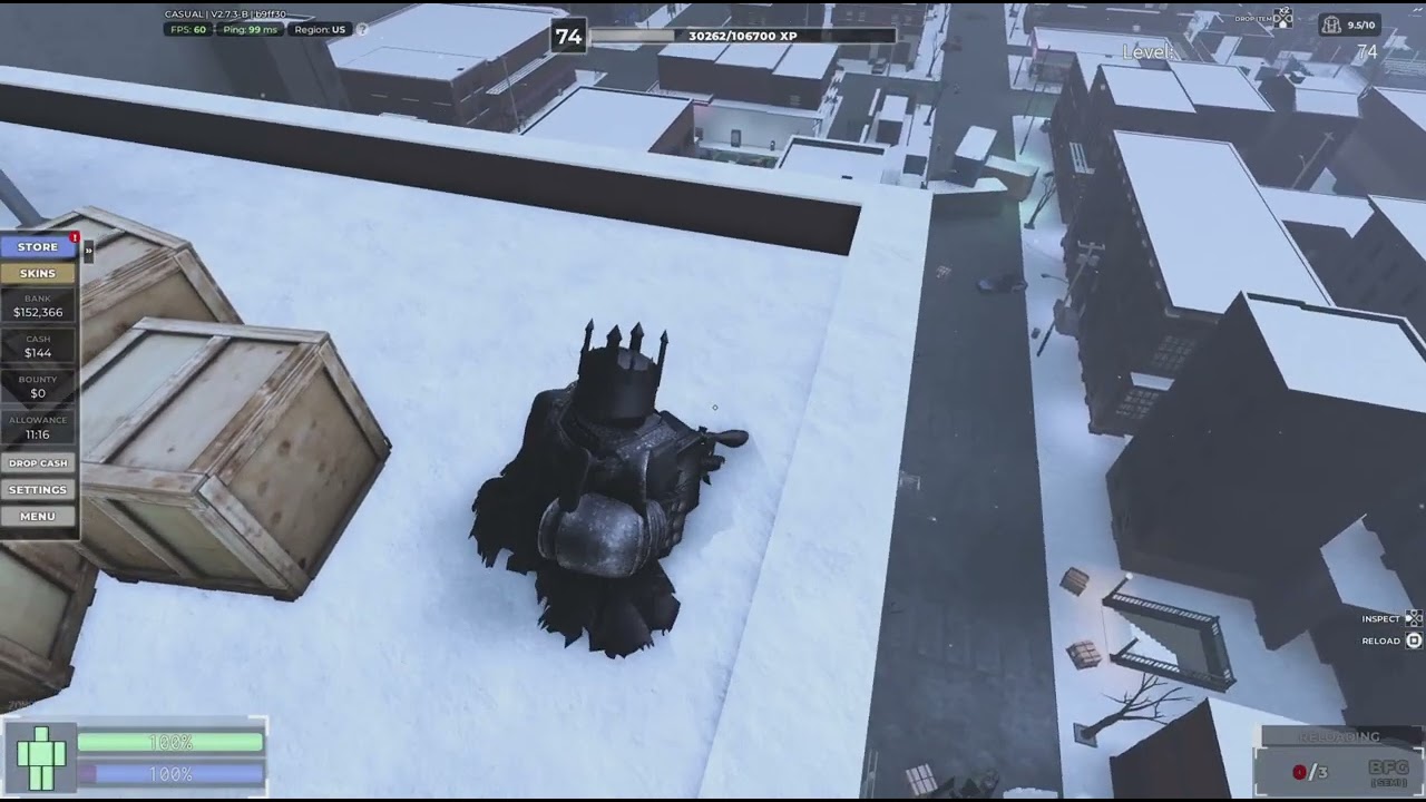 killing guys with BFG