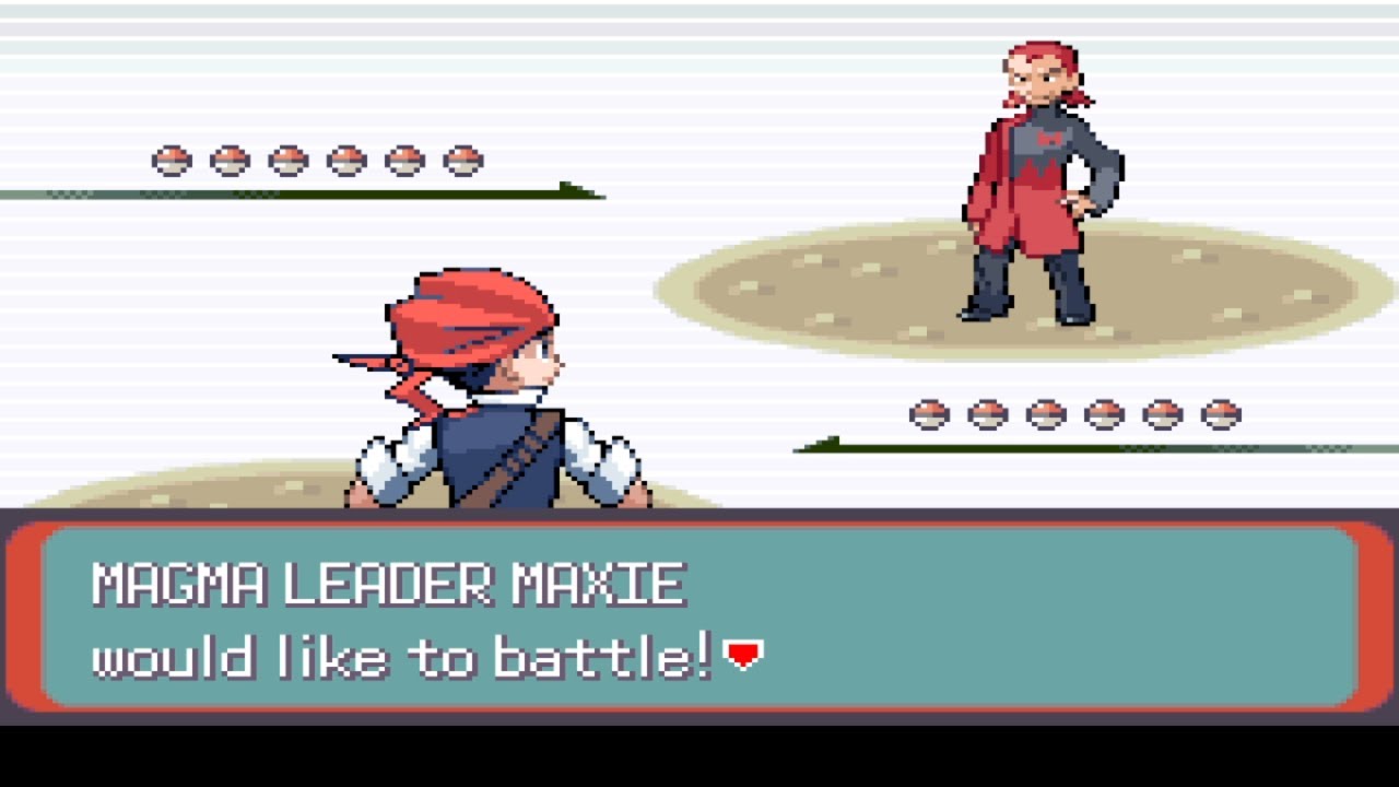 Pokemon Blackpearl Emerald - Magma Leader Maxi