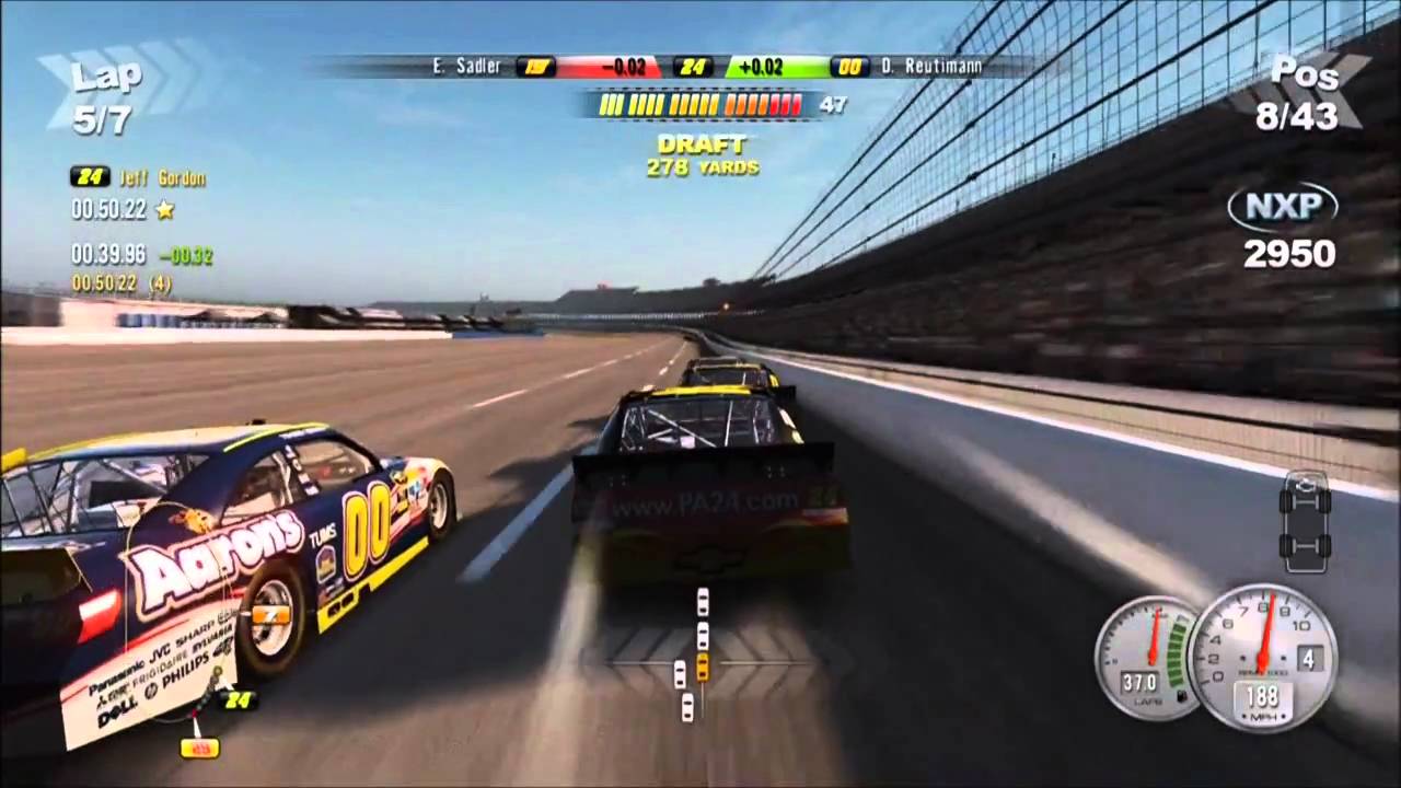 Nascar The Game 2011 - Talladega Gameplay