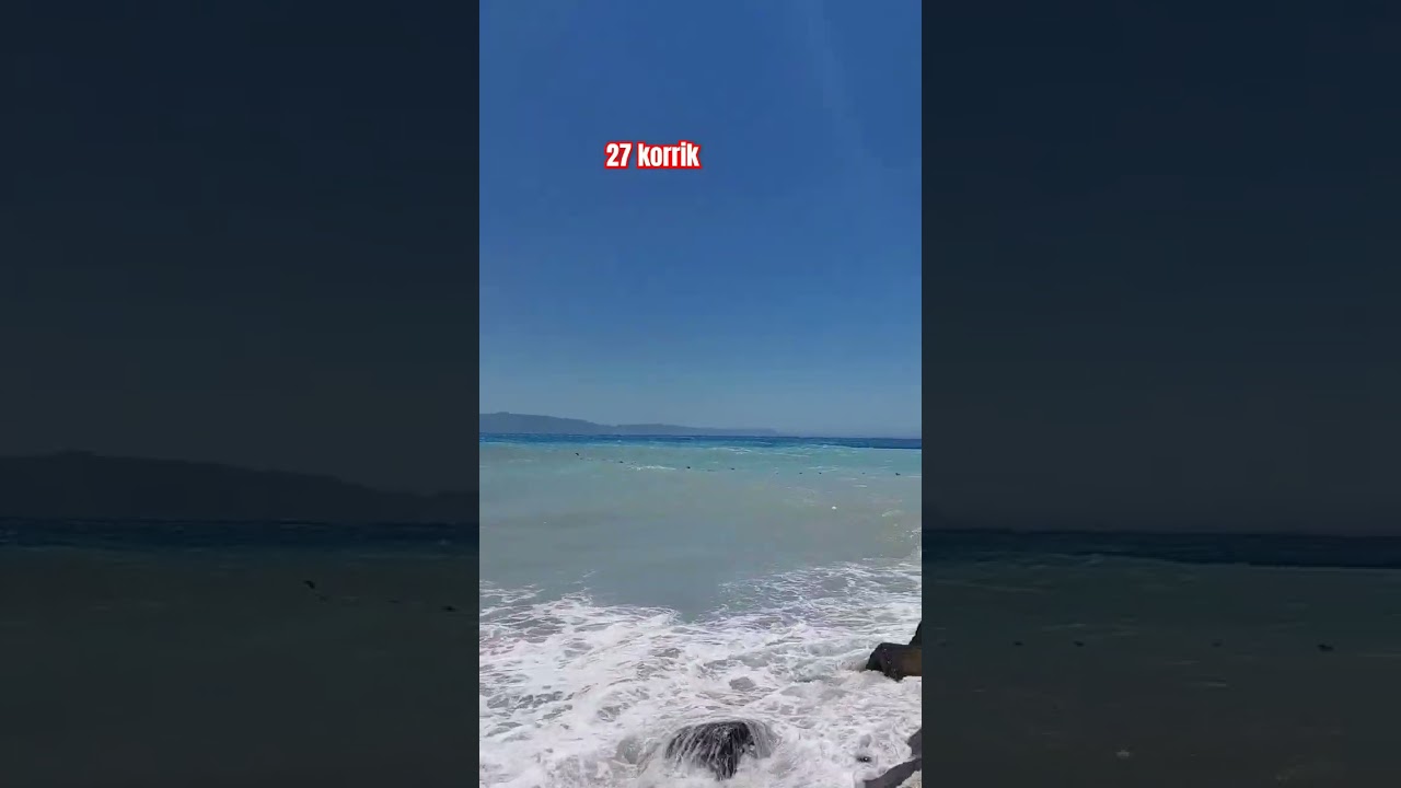 pamje nga deti me dallge nga era e forte#lajme #s#shqiperialive #sea