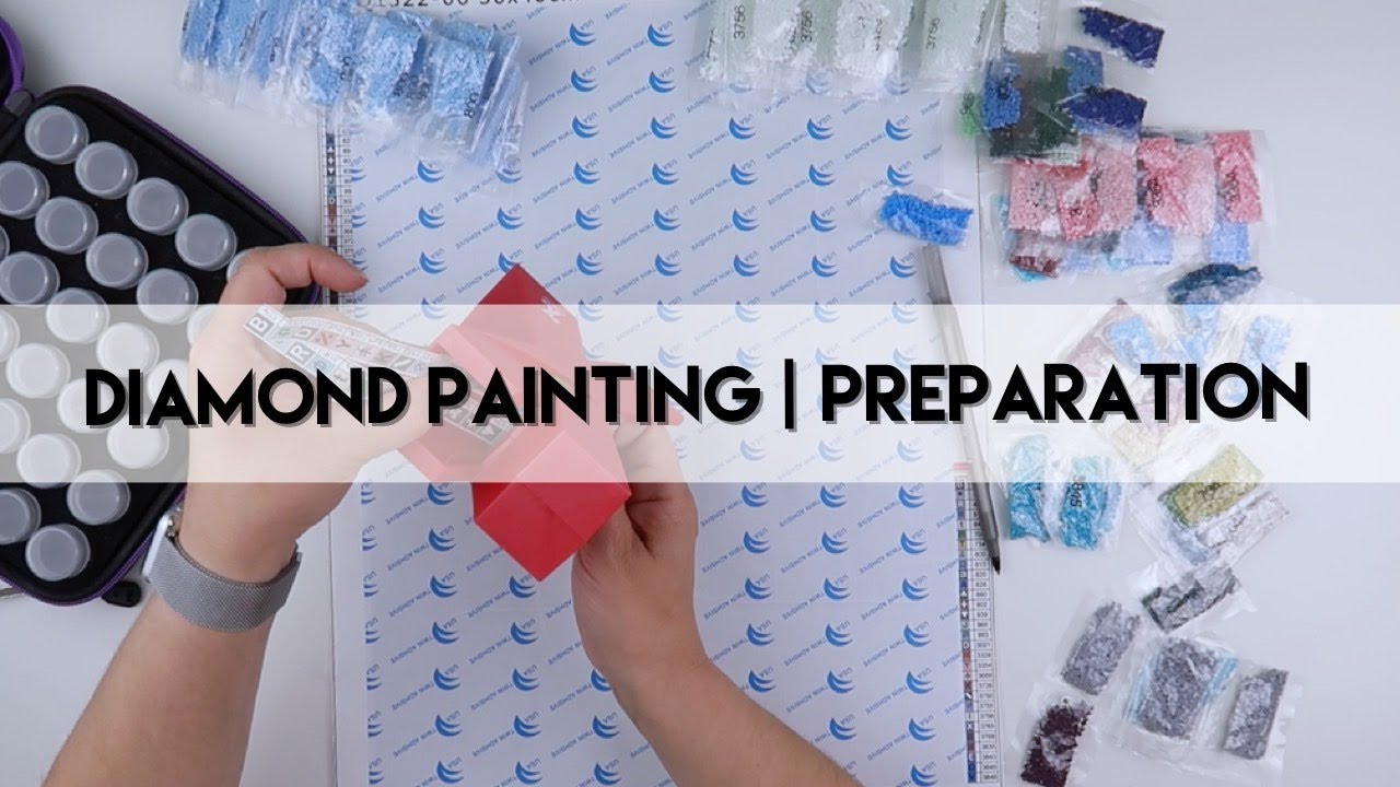 Алмазная живопись — Подготовка | Тайна от Маргарет