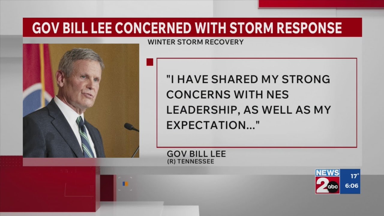 TN leaders express concerns over power outages, restoration efforts