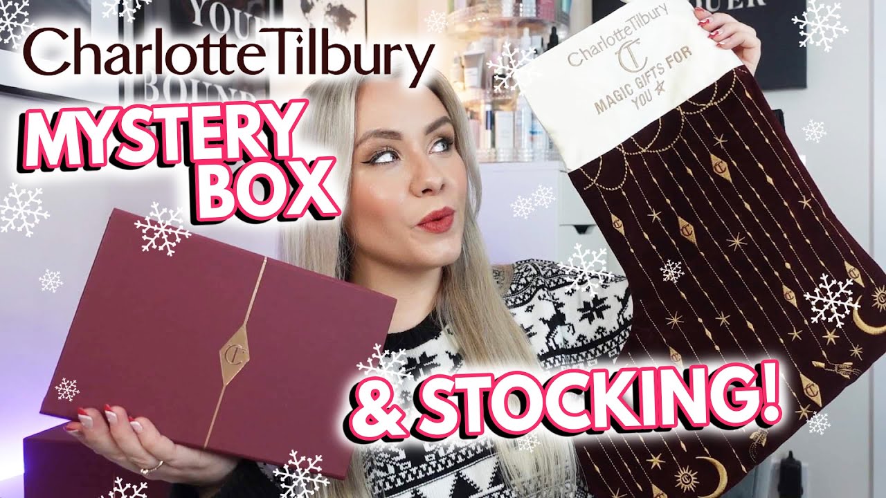 CHARLOTTE TILBURY MYSTERY BOX & MYSTERY STOCKING UNBOXING 2023 ✨ | MISS BOUX
