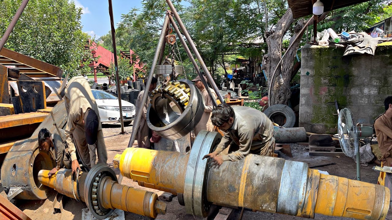 Crankshaft Fitting Process,Repair Stone Crushing Machinery’s