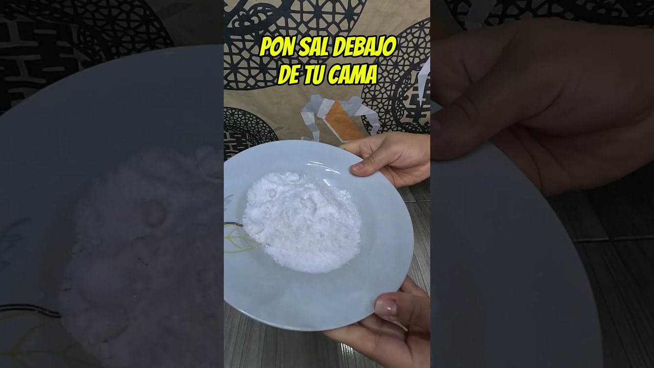 Pon sal debajo de tu cama  #consejos #tips #sabiasque