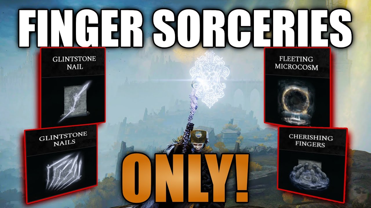 Elden Ring But I'm ONLY USING FINGER SORCERIES!