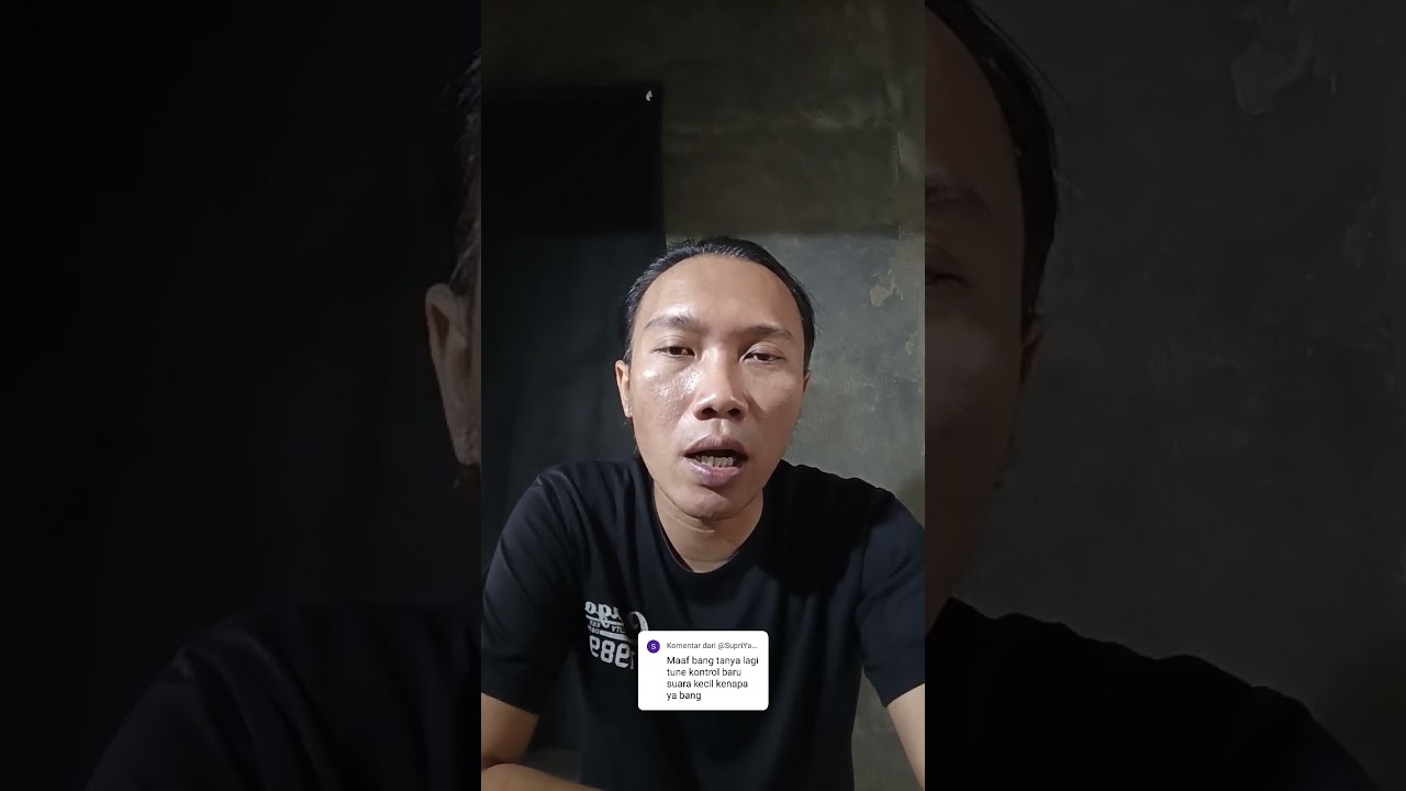 Tone control baru tapi suaranya pelan 