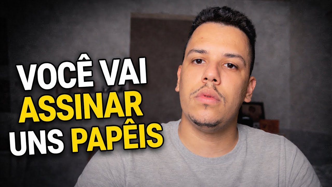 Filha você esperou e hoje te digo você vai assinar uns papéis guarde isso e foi tudo com você!