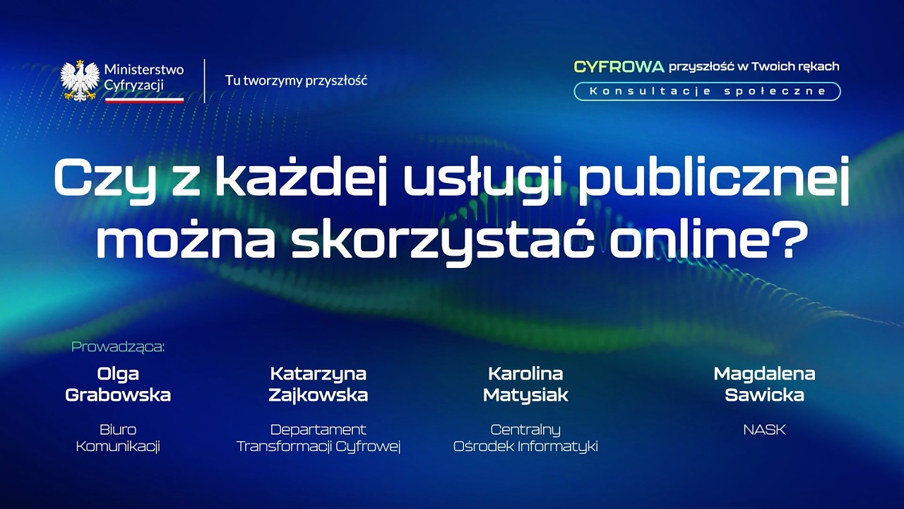 Czy z każdej usługi publicznej można skorzystać online? - Cyfrowa przyszłość w Twoich rękach.