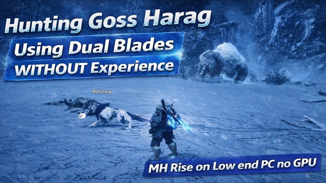 I hunted the COOLEST MONSTER🥶❄️ in Monster Hunter Rise: Sunbreak during CHRISTMAS🎄🎉