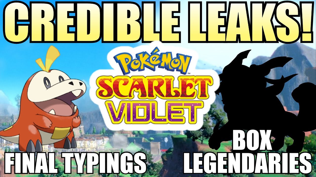 Chinese LEAKS for Pokemon Scarlet Violet reveal NEW GIMMICK and box legendary details