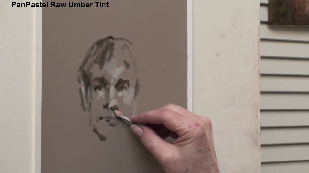 Quick Portrait Sketch with 3 PanPastel Colors