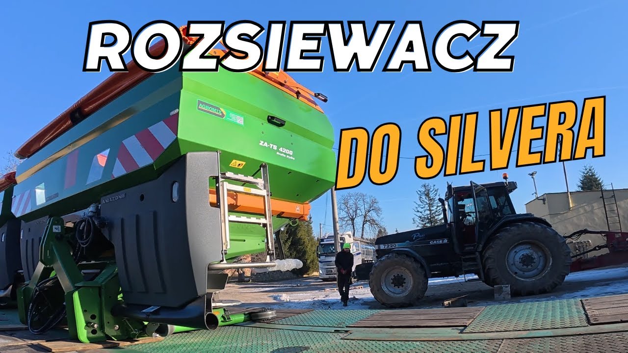 Dojechał nowy rozsiewacz nawozu Amazone ZA-TS 4200.