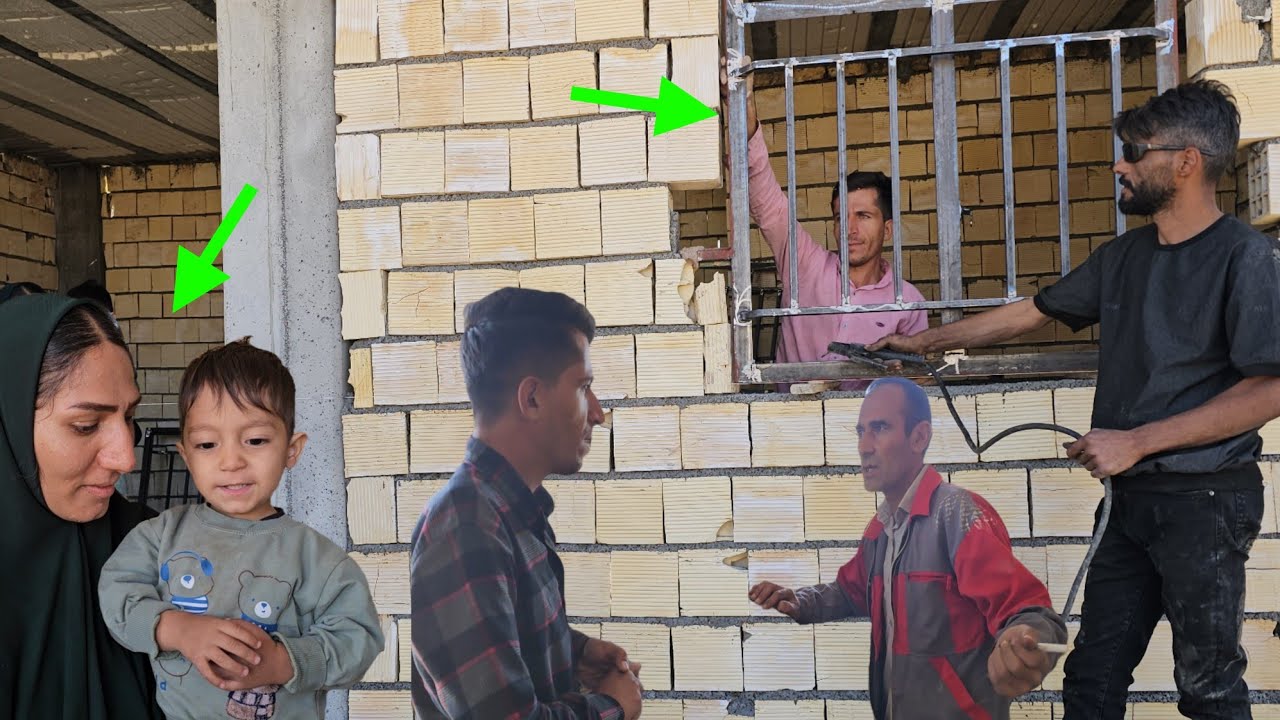  70% progress of nomadic house + smart window and door installation