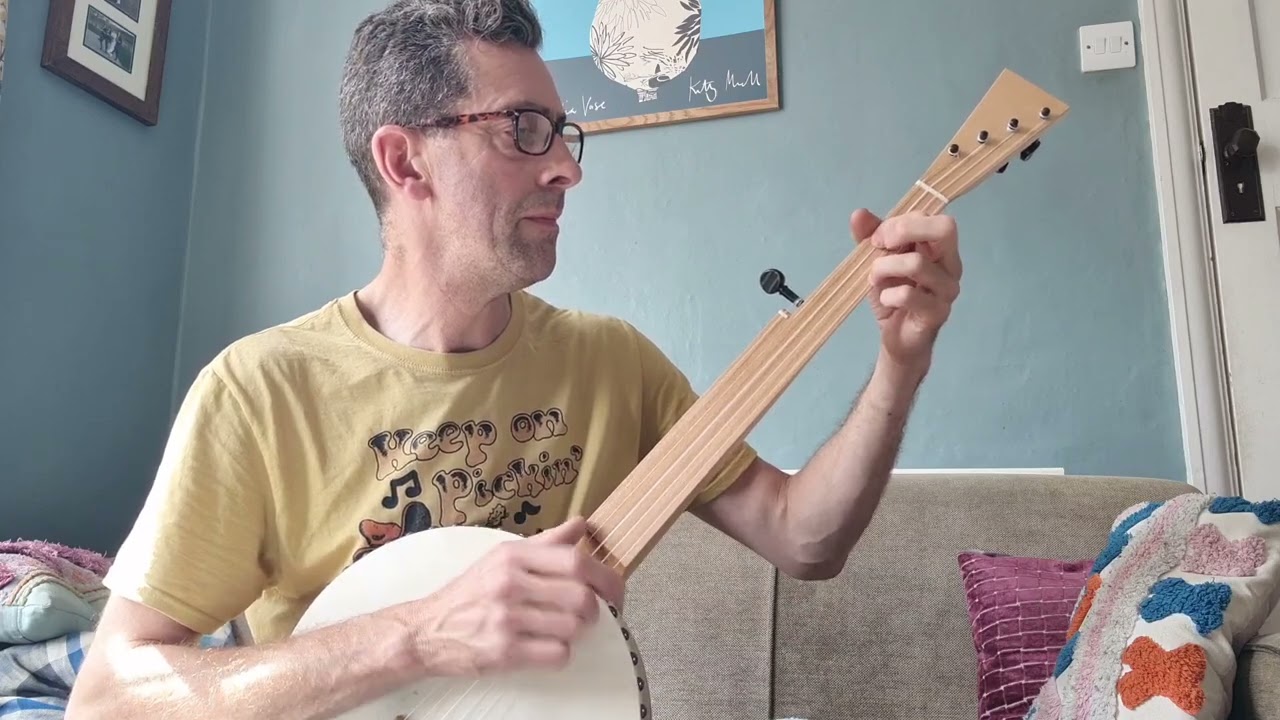 Wandering Boy, played on my latest closed back tackhead banjo 