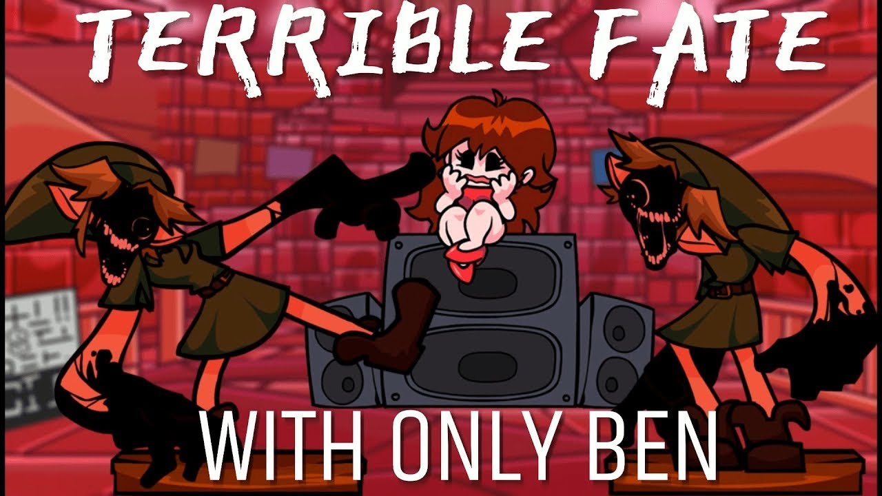 Terrible Fate BUT with only BEN Cover - FNF MODS /Gameplay