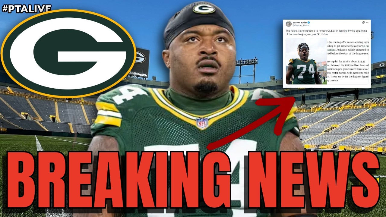 📢 BREAKING NEWS: Packers Expected To Release Elgton Jenkins?