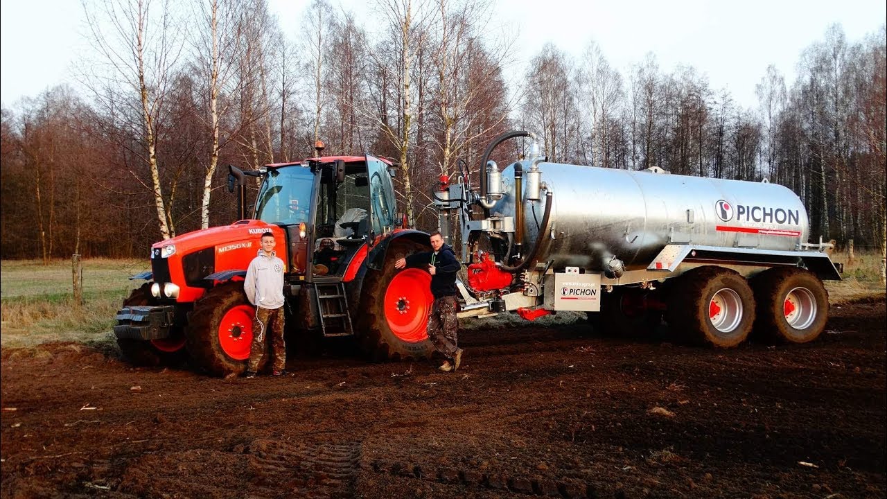 Gnojowica na pola i łąki 2018 John Deere Kubota Pichon