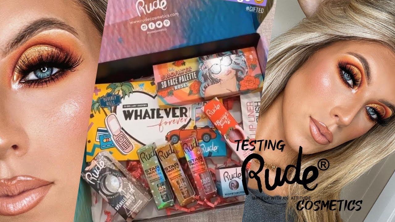 TESTING RUDE COSMETICS | EYESHADOW & FACE PALETTE REVIEW 2020 | Review & Tutorial
