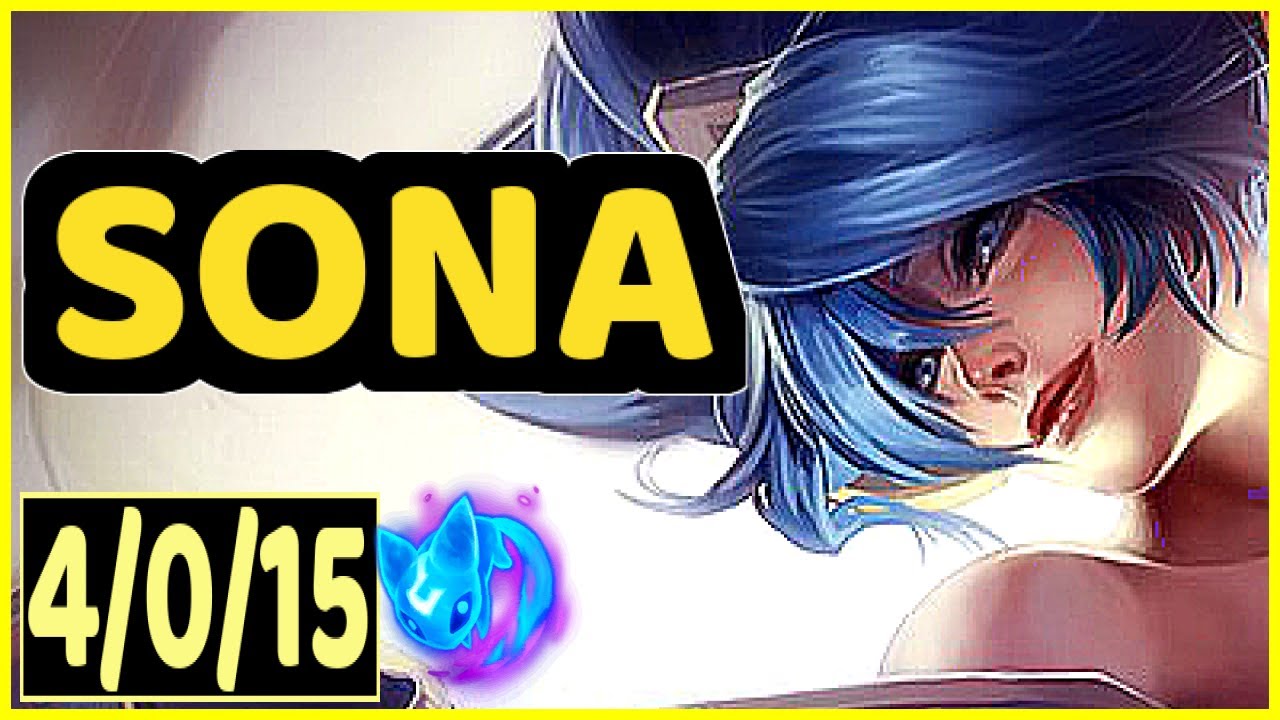 SONA VS JANNA - 4/0/15 KDA SUPPORT GAMEPLAY GRANDMASTER I