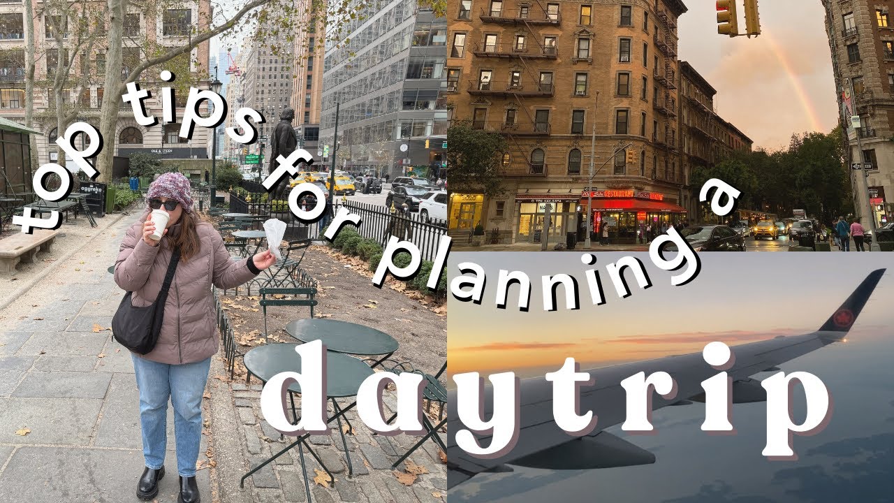 TIPS FOR PLANNING A DAY TRIP 🚙✈️🚉 how to prep, what to research, and must-haves for a day trip!
