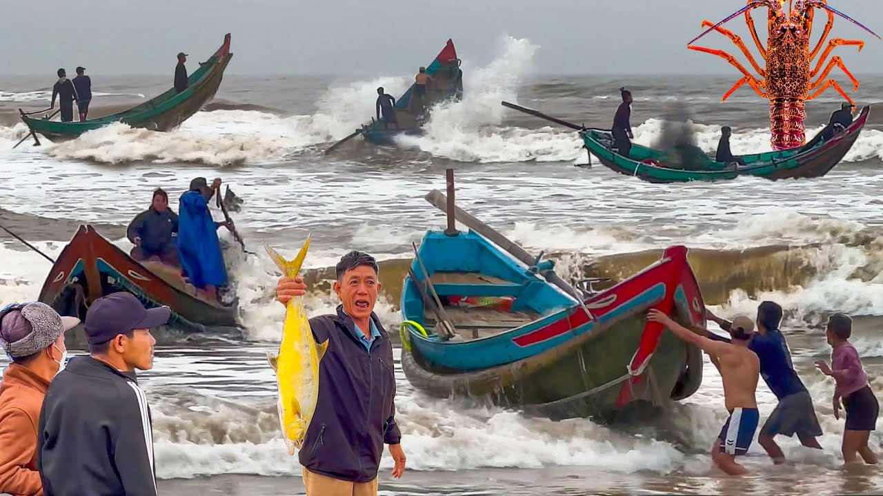Biển Lệ Thuỷ Quảng Bình Mùa Gió Bắc ║Chợ Tréo Sông Kiến Giang Quảng Bình