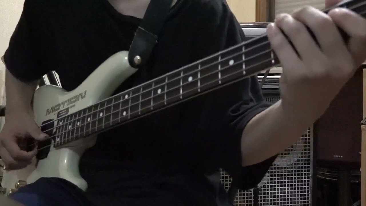 【高校生】C-C-B /  風のラリー　BASS cover