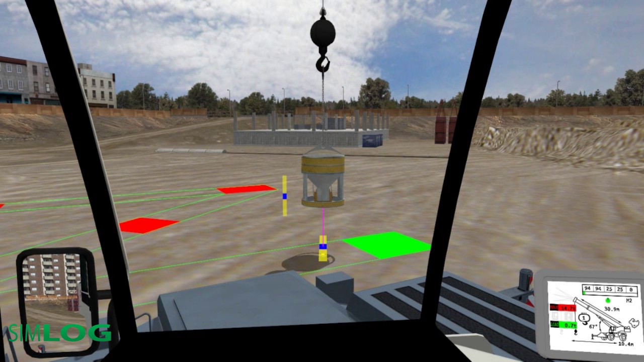 Suivi de trajectoire 4 - Simulateur personnel de grue mobile (édition avancée)  - Simlog