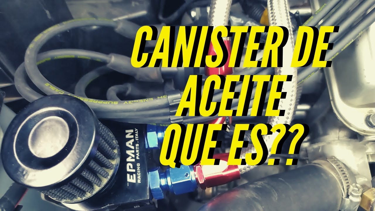 que es un canister de aceite? || oil catch can || proton persona