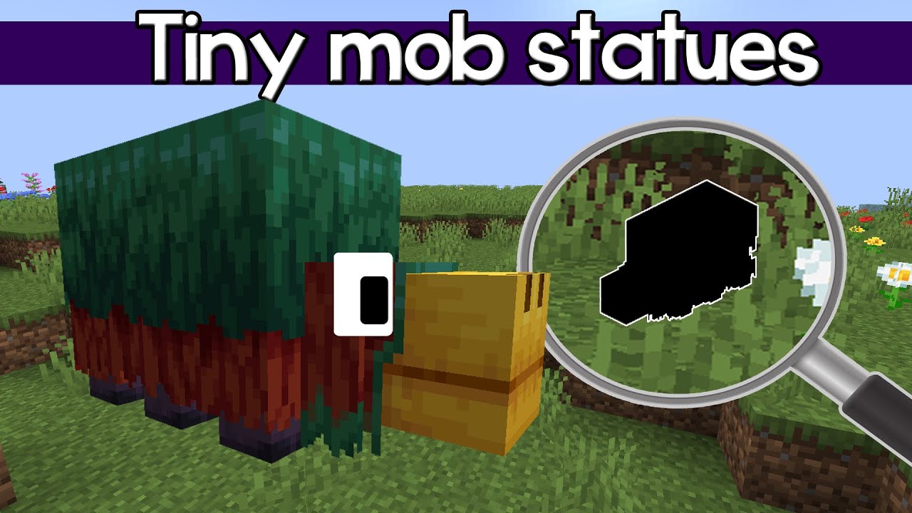 Tiny Sniffer - Minecraft Statue - Sniffer Statue