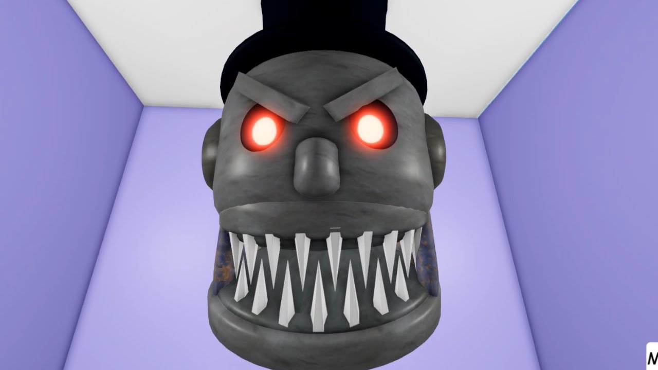 ESCAPE THE ROBOT BARBER (SCARY OBBY) All JUMPSCARES & WALKTHROUGH