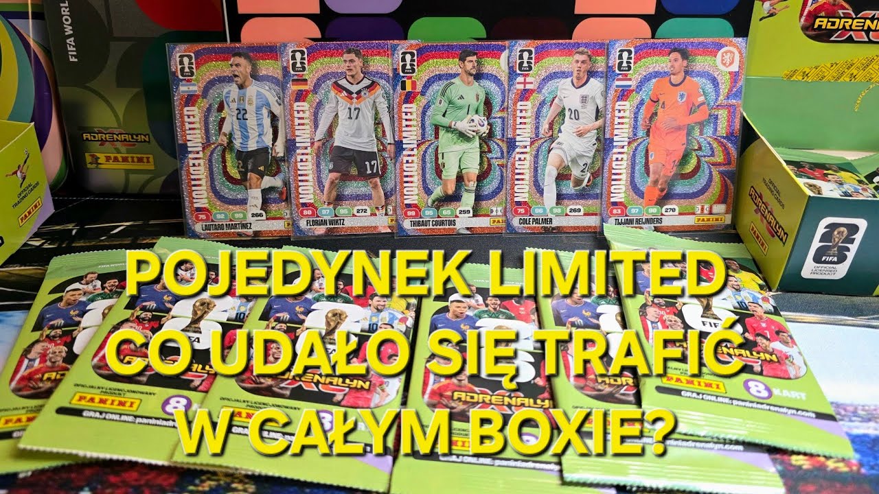 CO UDAŁO SIĘ TRAFIĆ Z JEDNEGO BOXA? POJEDYNEK LIMITED OTWIERAM FIFA WORLD CUP 2026 PANINI DANIELOS