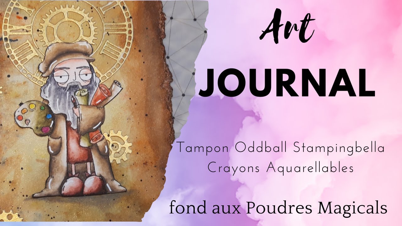 Art Journal Aquarelle #23 Avec Léonard De Vinci, ça vous dit ?