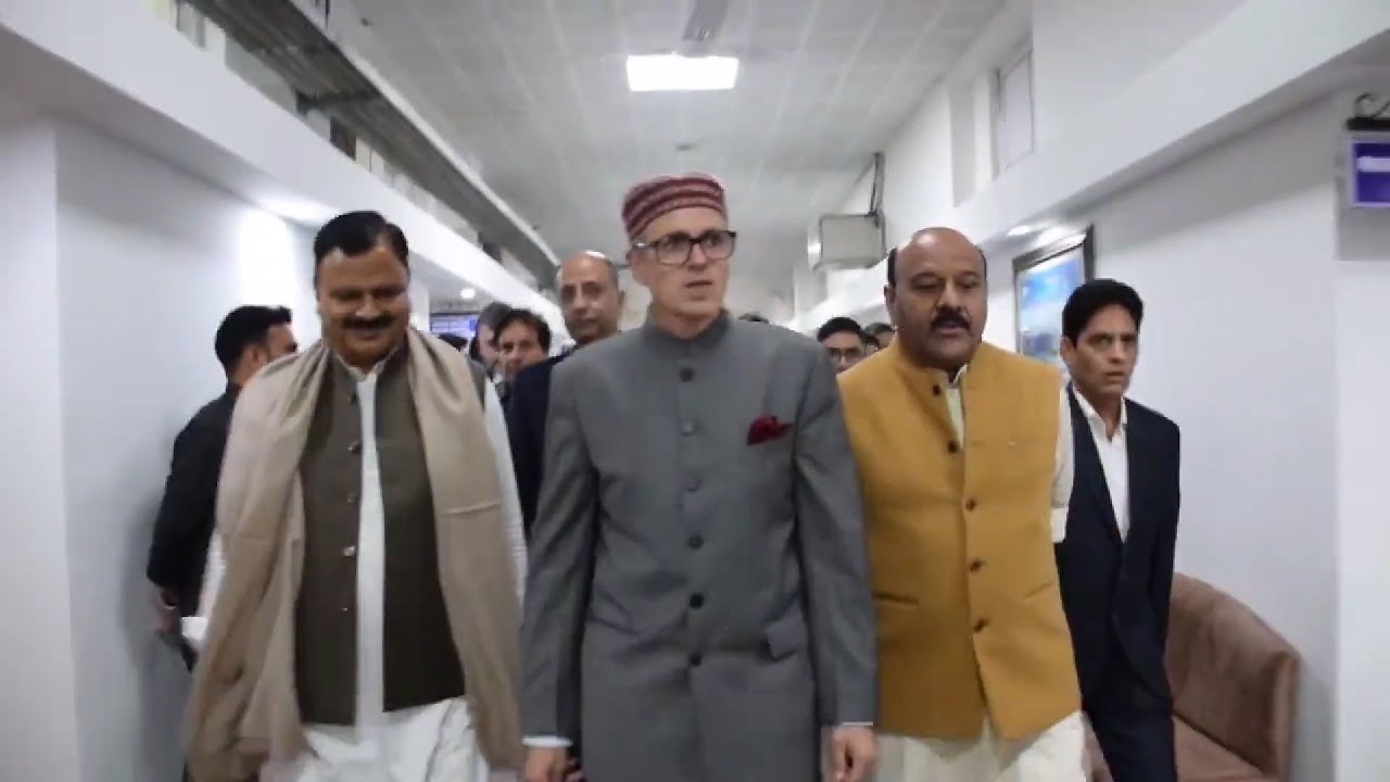 Omar Abdullah visits assembly complex in Jammu