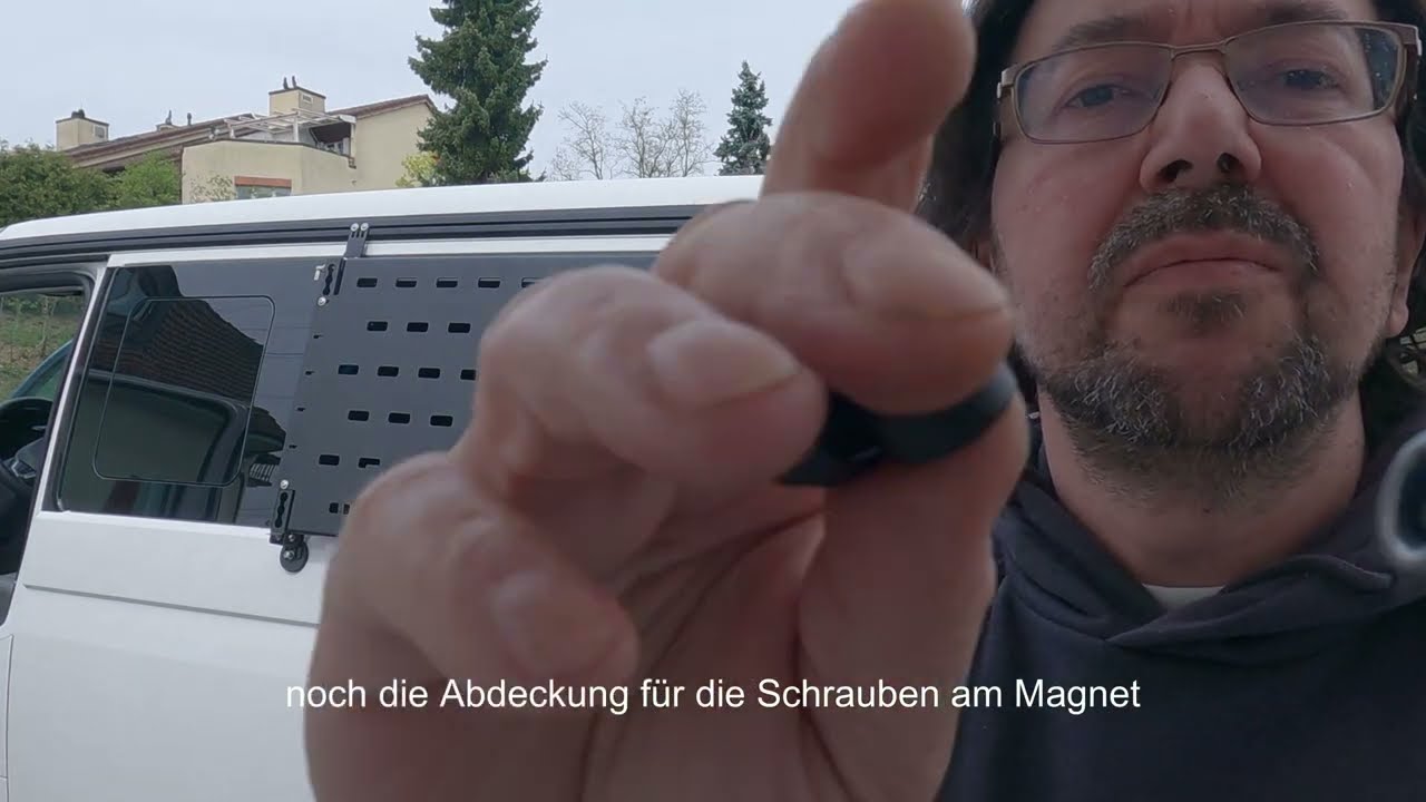 ERGO Sandblechhalter klappbar montage an meinem VW T6.1