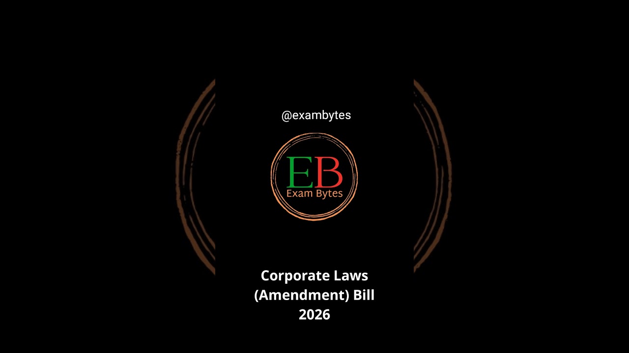 Corporate Laws (Amendment) Bill 2026 | 2026