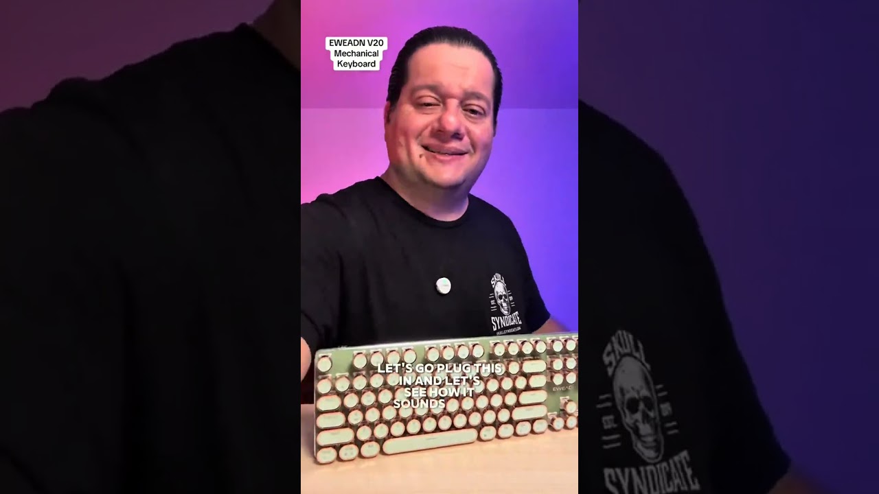 The EWEADN V20 Mechanical Keyboard is an absolute vibe