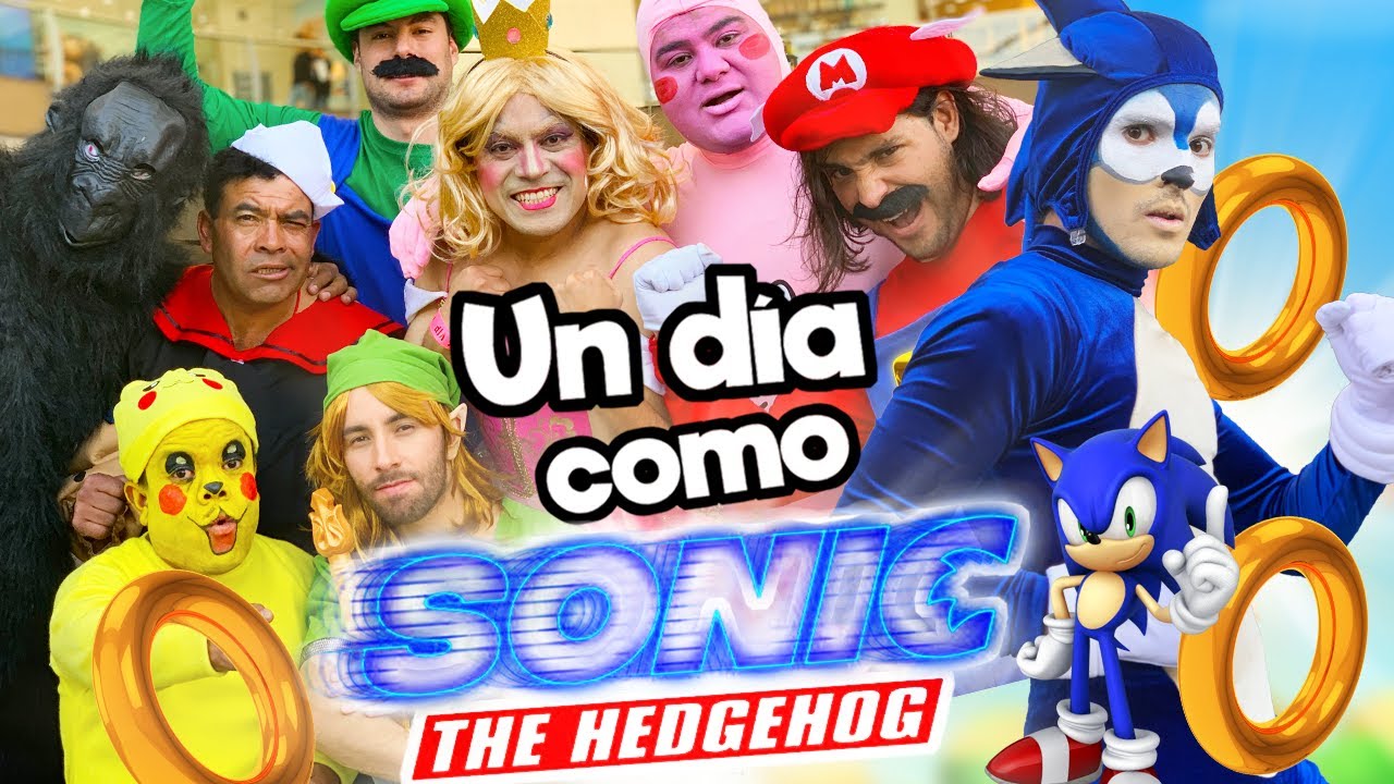 Un dia como SONIC !! / SMASH BROS EN LA VIDA REAL! / Memo APONTE