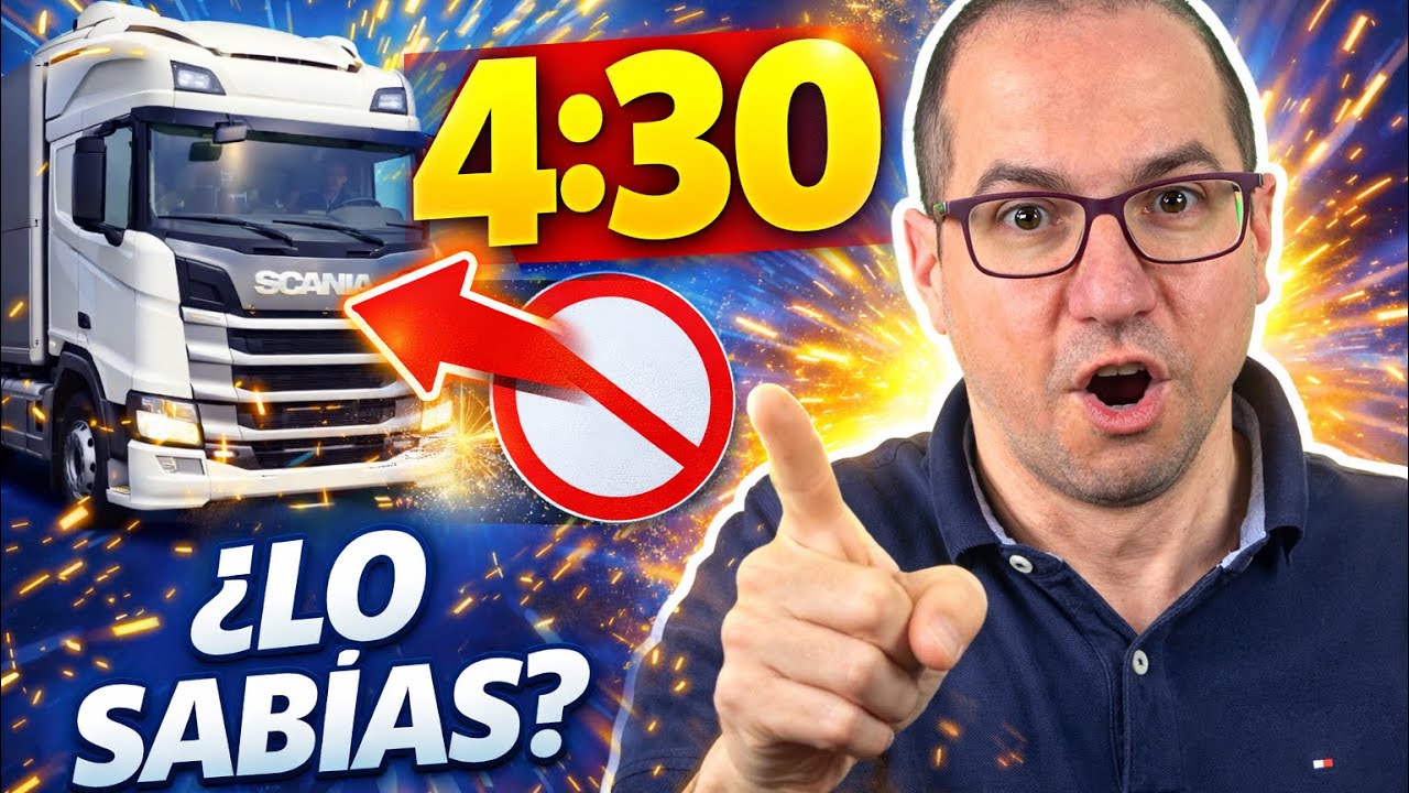 🔔 TACOGRAFO y tiempos de CONDUCCION y DESCANSO 🔔