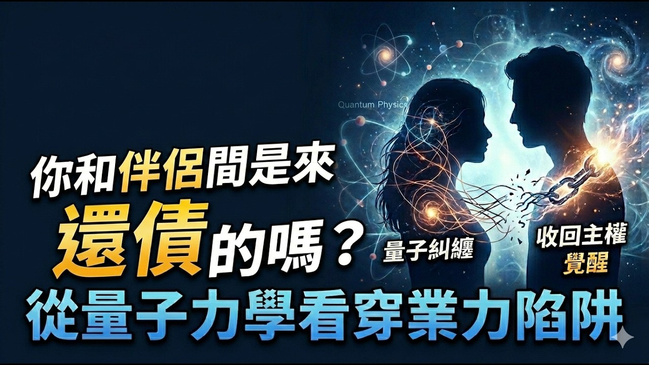 你和伴侶間是來「還債」的嗎？從量子力學看穿業力陷阱：收回你的靈魂主權｜定心哲學