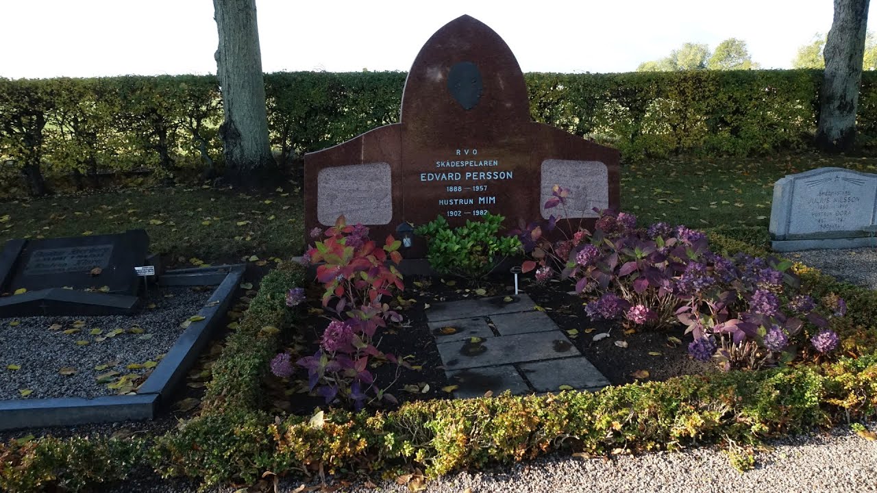 Jonstorps kyrkogård - Edvard Persson
