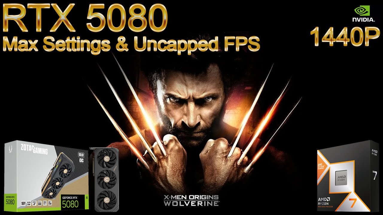 RTX 5080 x AMD Ryzen 7 9800X3D | X-Men Origins: Wolverine Uncaged Edition | 1440p + HD Mod