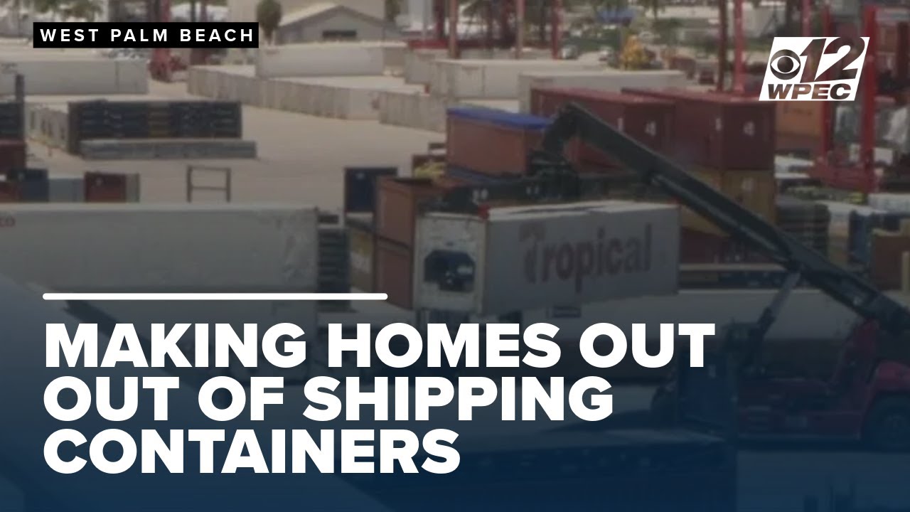 Shipping container homes weighed as possible option for homeless people