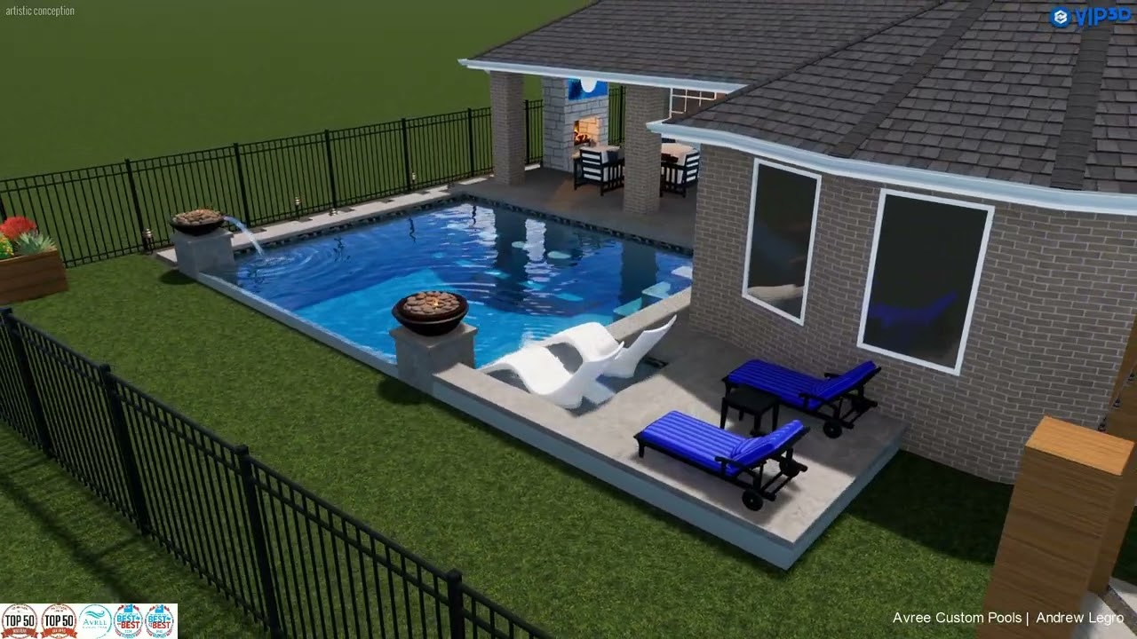 Santos Family Pool- Professionally Designed by Andrew Legro
