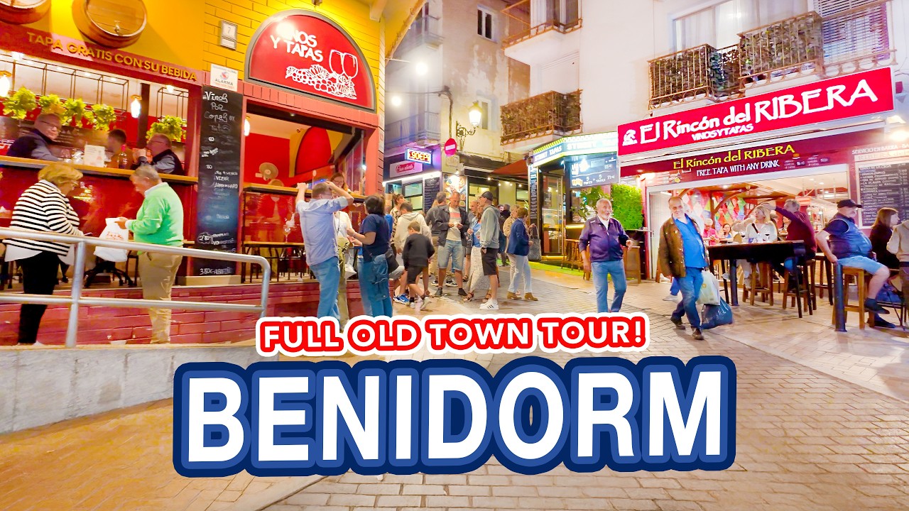 BENIDORM OLD TOWN on Friday nights is incredible!